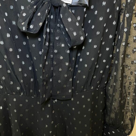 NWT Walter Baker Emory Jumpsuit - Women S - Black and Silver - Picture 6 of 10